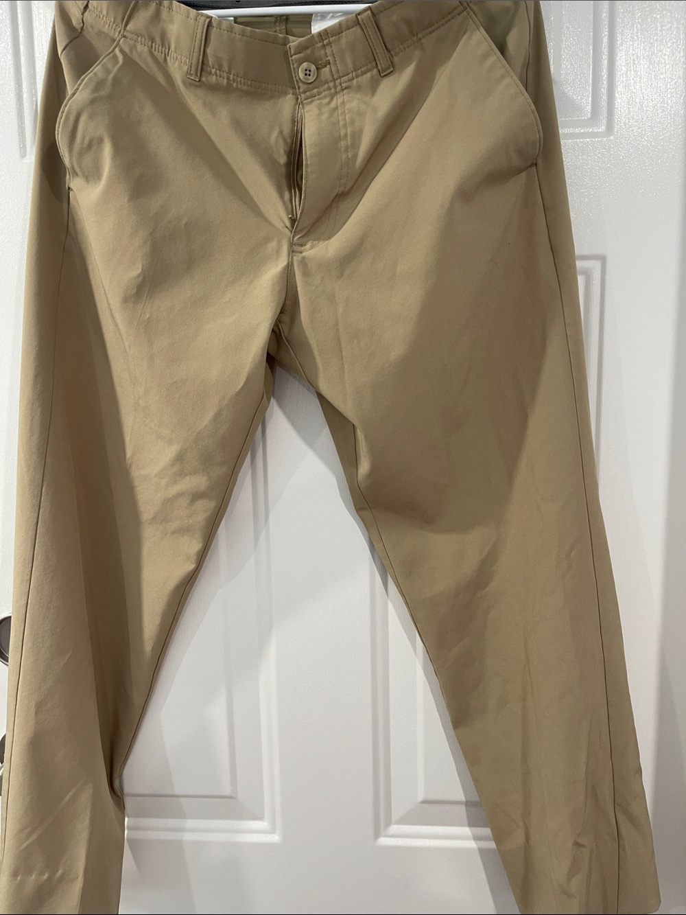 Hogan Men's Chinos in Khaki Tan